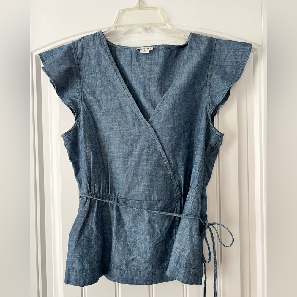 Denim blouse NEVER USED BEFORE